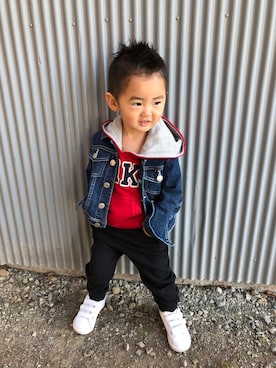 みなむしこさん(キッズ・90cm)の冬コーディネート