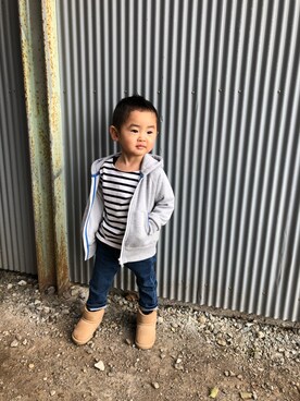 みなむしこさん(キッズ・90cm)の冬コーディネート