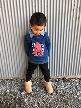 みなむしこさん(キッズ・90cm)の春コーディネート