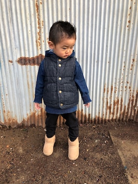 みなむしこさん（キッズ・90cm）の春コーディネート