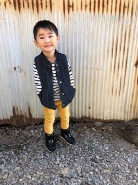 みなむしこさん（キッズ・90cm）の秋コーディネート