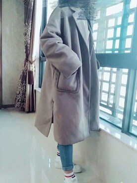 「アイテム（ダッフルコート）」を使った、2952 さん（レディース・158cm・10代）の冬コーディネート