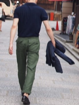 「Santoni（サントーニ）のアイテム（シューズ）」を使った、ryousuke takahashiさん（メンズ・168cm）の夏コーディネート