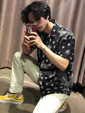 「韓国スタイル」｜vivastudioさん（メンズ・173cm）の夏コーディネート