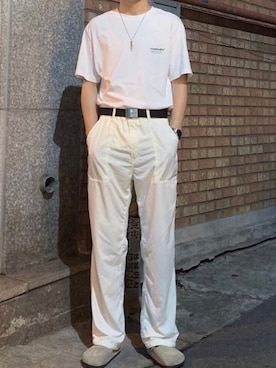 「韓国スタイル」｜vivastudioさん（メンズ・180cm）の夏コーディネート