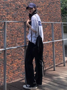 「korea」｜vivastudioさん（レディース・165cm）の夏コーディネート