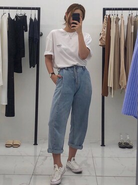 「韓国スタイル」｜vivastudioさん（レディース・163cm）の夏コーディネート