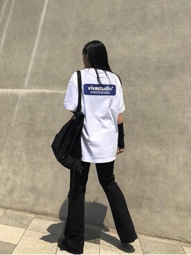 「韓国スタイル」｜vivastudioさん（レディース・165cm）の夏コーディネート