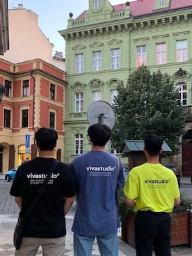 「VIVASTUDIO（ビバスタジオ）のアイテム」を使った、vivastudioさん（メンズ・175cm）の夏コーディネート