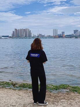 「VIVASTUDIO（ビバスタジオ）のアイテム」を使った、vivastudioさん（レディース・163cm）の夏コーディネート