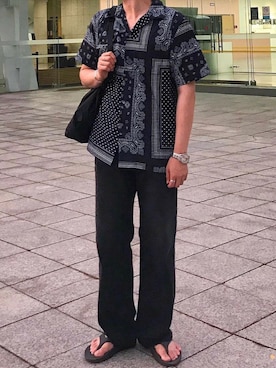 「韓国スタイル」｜vivastudioさん（メンズ・178cm）の夏コーディネート