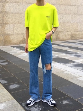 「korea」｜vivastudioさん（メンズ・175cm）の夏コーディネート