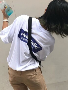「VIVASTUDIO（ビバスタジオ）のアイテム」を使った、vivastudioさん（レディース・158cm）の夏コーディネート