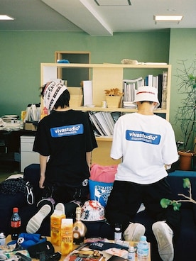 「VIVASTUDIO（ビバスタジオ）のアイテム」を使った、vivastudioさん（メンズ・177cm）の夏コーディネート