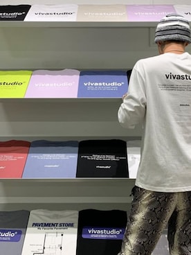 「VIVASTUDIO（ビバスタジオ）のアイテム」を使った、vivastudioさん（メンズ・177cm）の秋コーディネート