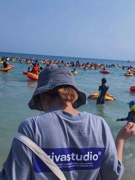 「VIVASTUDIO（ビバスタジオ）のアイテム」を使った、vivastudioさん（レディース・157cm）の秋コーディネート