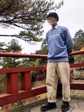 「VIVASTUDIO（ビバスタジオ）のアイテム」を使った、vivastudioさん（メンズ・177cm）の秋コーディネート