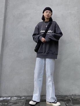 「VIVASTUDIO（ビバスタジオ）のアイテム」を使った、vivastudioさん（レディース・164cm）の冬コーディネート