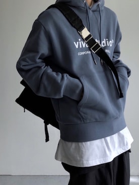「VIVASTUDIO（ビバスタジオ）のアイテム」を使った、vivastudioさん（メンズ・180cm）の冬コーディネート