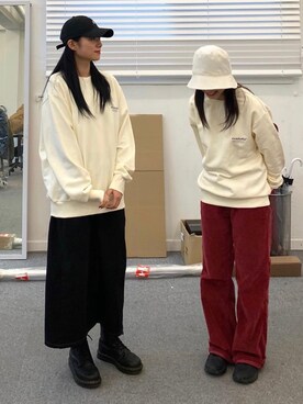 「VIVASTUDIO（ビバスタジオ）のアイテム」を使った、vivastudioさん（レディース・164cm）の冬コーディネート