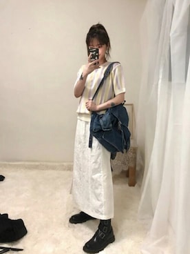 「Fine The（ファインザ）のアイテム」を使った、vivastudioさん（レディース・162cm）の春コーディネート