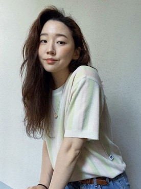 「Fine The（ファインザ）のアイテム」を使った、vivastudioさん（レディース・166cm）の夏コーディネート