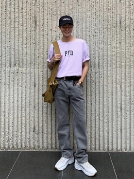 「Fine The（ファインザ）のアイテム」を使った、vivastudioさん（メンズ・179cm）の夏コーディネート