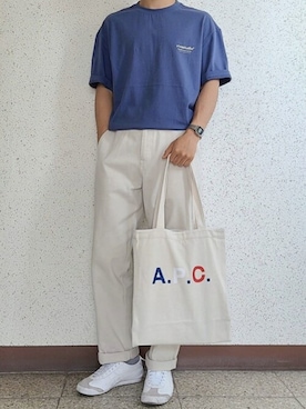 「APC」｜vivastudioさん（メンズ・177cm）の夏コーディネート