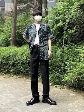 「VIVASTUDIO（ビバスタジオ）のアイテム」を使った、vivastudioさん（メンズ・182cm）の夏コーディネート