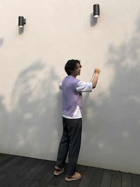 「紫」｜vivastudioさん（メンズ・175cm）の夏コーディネート