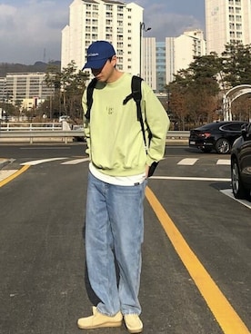 「Fine The（ファインザ）のアイテム」を使った、vivastudioさん（メンズ・182cm）の夏コーディネート