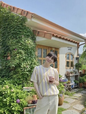 「Fine The（ファインザ）のアイテム」を使った、vivastudioさん（メンズ・176cm）の夏コーディネート