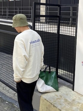 「VIVASTUDIO（ビバスタジオ）のアイテム」を使った、vivastudioさん（メンズ・175cm）の夏コーディネート