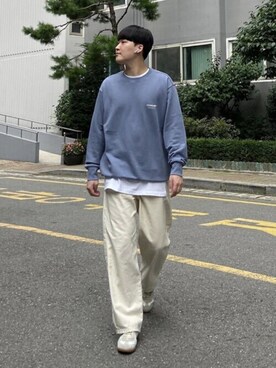 「ビバスタジオ」｜「アイテム（スウェット）」を使った、vivastudioさん（メンズ・178cm）の秋コーディネート