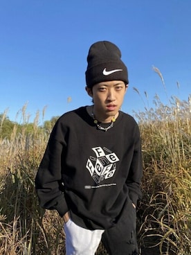 「Fine The（ファインザ）のアイテム」を使った、vivastudioさん（メンズ・173cm）の秋コーディネート