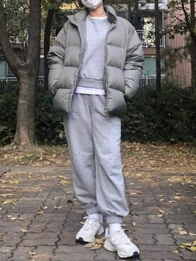 「ビバスタジオ」｜「アイテム（ダウンジャケット/コート）」を使った、vivastudioさん（メンズ・176cm）の秋コーディネート