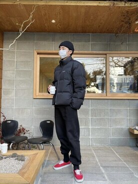 「ビバスタジオ」｜「アイテム（ダウンジャケット/コート）」を使った、vivastudioさん（メンズ・173cm）の秋コーディネート