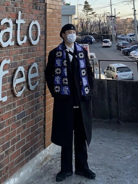 「VIVASTUDIO（ビバスタジオ）のアイテム」を使った、vivastudioさん（メンズ・179cm）の冬コーディネート