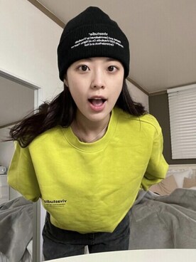 「ビバスタジオ」｜「アイテム（帽子）」を使った、vivastudioさん（レディース・161cm）の冬コーディネート