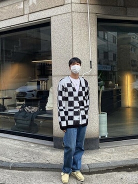 「VIVASTUDIO（ビバスタジオ）のアイテム」を使った、vivastudioさん（メンズ・177cm）の冬コーディネート
