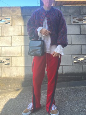 「VANS（バンズ）のVANS ヴァンズ OLD SKOOL DX オールドスクール V36CL+ CALM BREEN（スニーカー）」を使った、らいだーさん（レディース・156cm）の春コーディネート