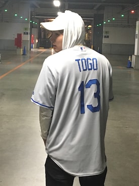 「アイテム（ベスト）」を使った、Togo Kuwamotoさん（メンズ・165cm）の冬コーディネート