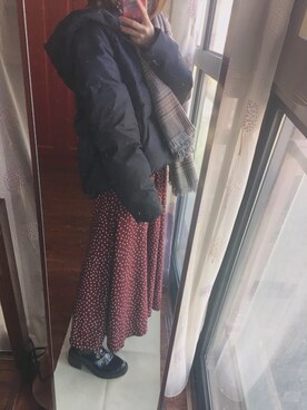 「ELLE（エル）のアイテム（ジャケット/アウター）」を使った、兔乖乖さん（レディース・151cm）の冬コーディネート