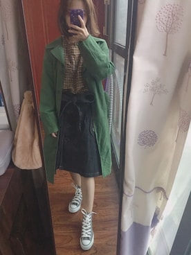 「Jocomomola（ホコモモラ）のアイテム（ジャケット/アウター）」を使った、兔乖乖さん（レディース・151cm）の春コーディネート