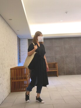 「ジーユーコーデ」｜「アイテム（ワンピース/ドレス）」を使った、aya24oさん（レディース・168cm）の夏コーディネート