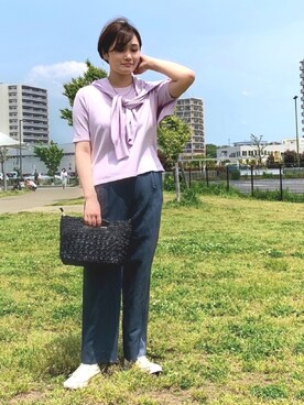 スズキさん（レディース・165cm）の春コーディネート