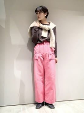 「LAROUTE」｜スズキさん（レディース・165cm）の冬コーディネート