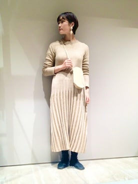 「LAROUTE」｜スズキさん（レディース・165cm）の冬コーディネート