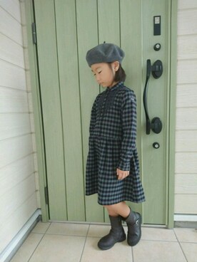 miumiu-miさんの「BARET:ベレー帽」を使ったコーディネート