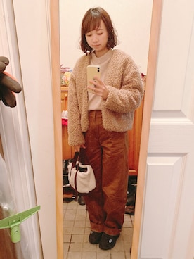 「アイテム（ブルゾン）」を使った、Misakiさん（レディース・160cm・30代）の冬コーディネート